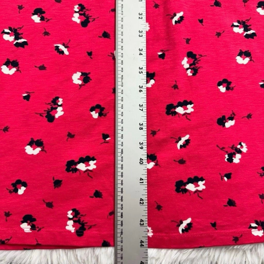 Joules Pink Floral Midi Dress Size 2 - Picture 7 of 11